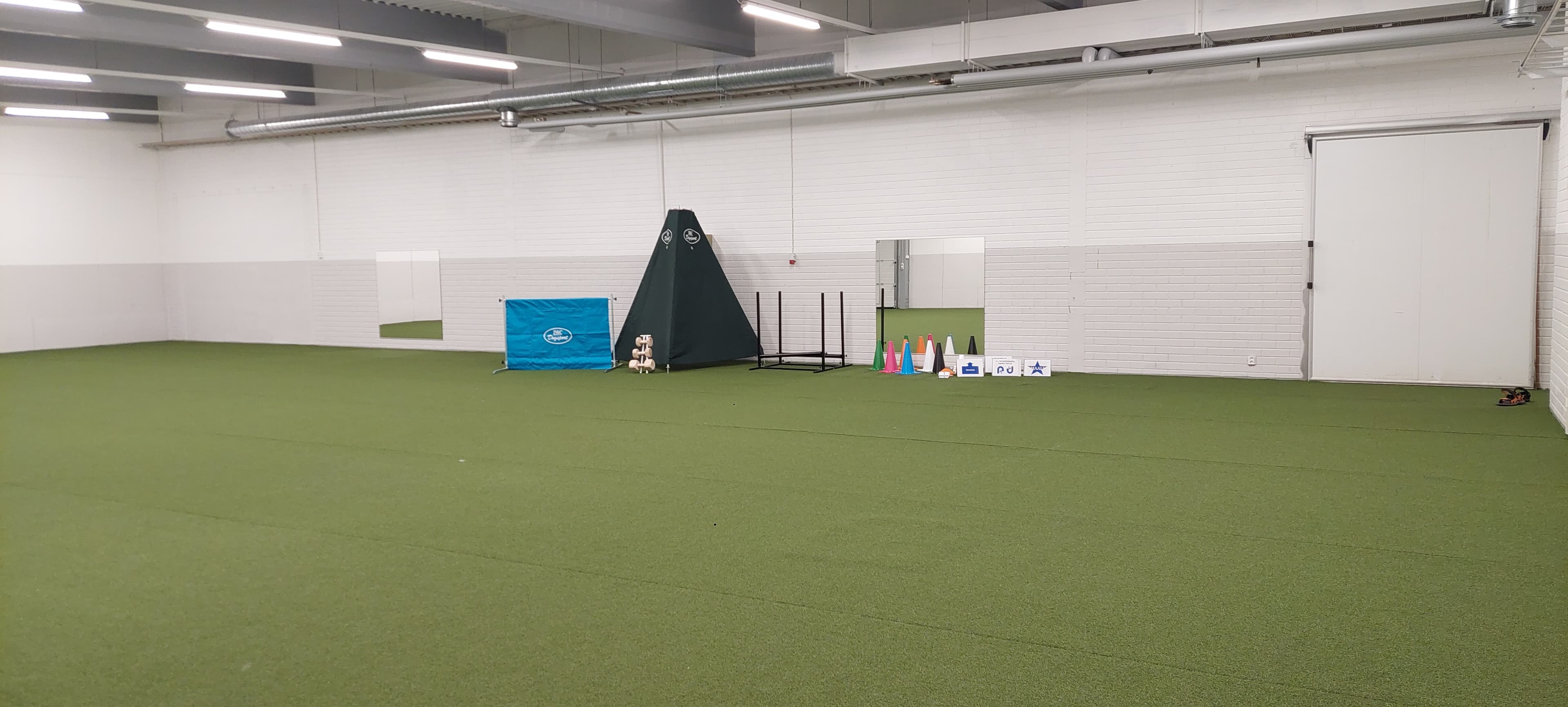 Treenihallin tekonurmi